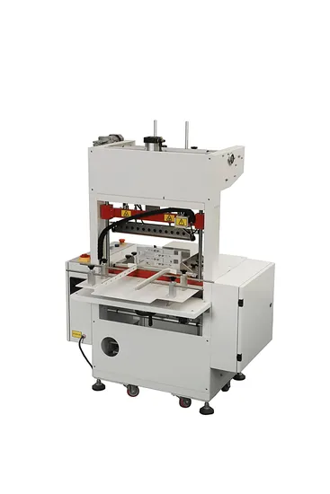Semi Automatic Adhesive Tape Shrink Packaging Machine with Low Price 