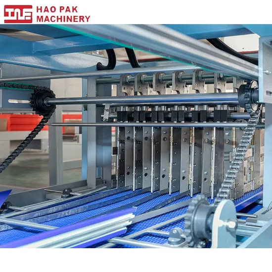 Halbautomatische Karton-Schrumpffolienverpackungsmaschine mit Schrumpftunnel