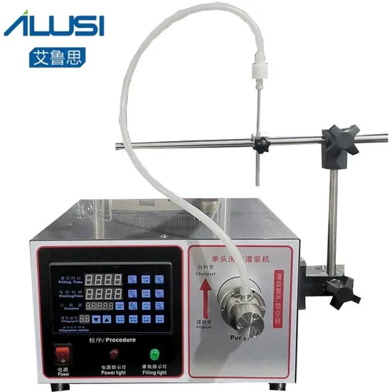 Ailusi Halbautomatische Saftproduktionslinie Top Water Lebensmittelverpackung Wasserabfüllung Öl Flüssigkeitsfüllmaschine