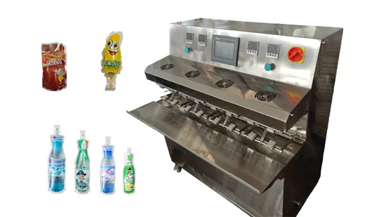 Koco Halbautomatische Füll- und Versiegelungsmaschine für flüssige Soßen, Kaffeepads, Füll- und Versiegelungsverpackung